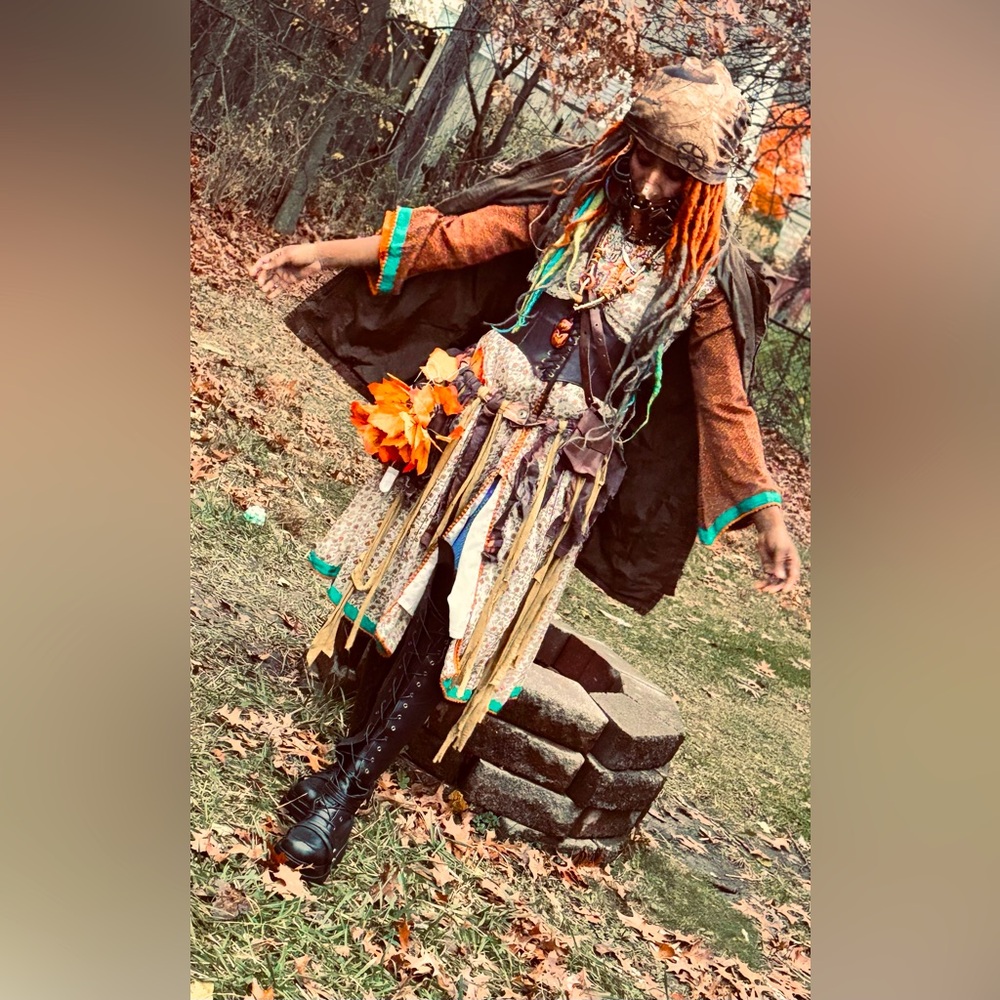 Vintage 70’s dress fairy cottage hippie style .